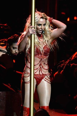 LAS VEGAS, NV - MAY 22: Singer Britney Spears performs onstage during the 2016 Billboard Music Awards at T-Mobile Arena on May 22, 2016 in Las Vegas, Nevada. (Photo by Jeff Kravitz/BBMA2016/FilmMagic)