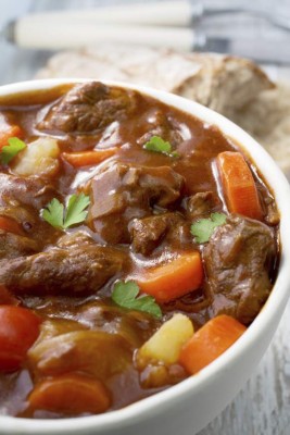 Beef Stew with carrots and potatoes