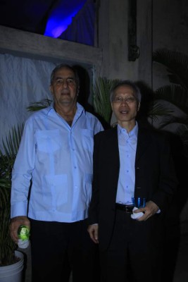 Emín Abufele y Marcos Chang