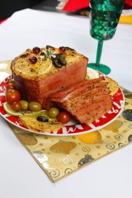 Jamón a la naranja, ¡toda una delicia!