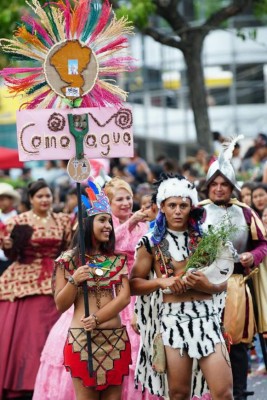 Sampedranos vibraron con el desfile de carrozas de la Feria Juniana 2017