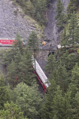 Se descarrila un tren en Suiza con 200 personas