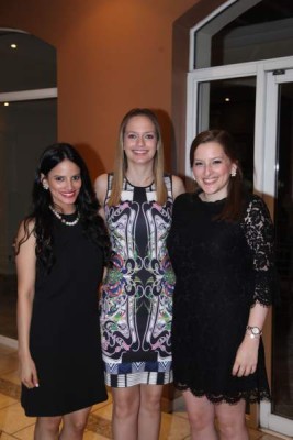 Claudette Peña, Natalie Wolozny y María Judith Torre