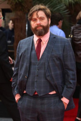 Zach Galifianakis, ya no es el gordo de The Hangover