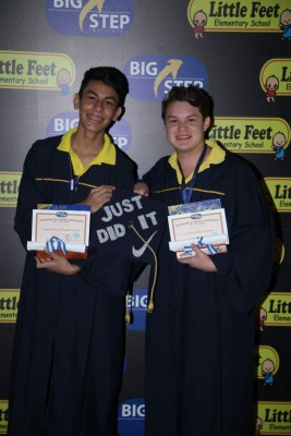 Los 26 nuevos bachilleres del Big Step Institute de San Pedro Sula