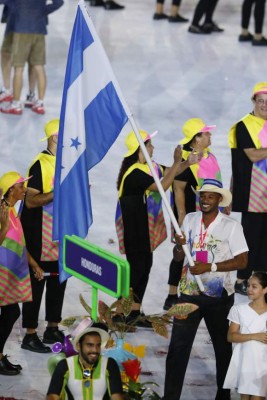 Así desfiló Honduras en la inauguración de los Juegos Olímpicos 2016