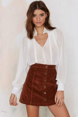 El corduroy triunfa en el otoño