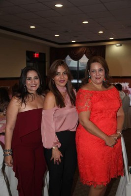 Caroll Morales, Carolina Valerio y Maridilia Discua.