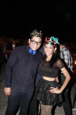 Festejo y brindis fraternal