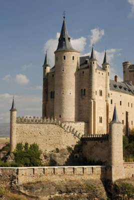 The famous Alcazar of Segovia, Spain