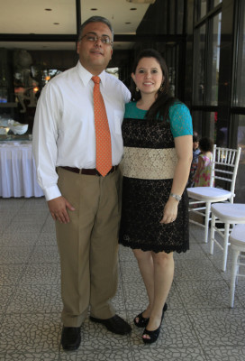 Gabriel Joya y Alessia Cartoni son bautizados