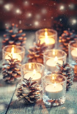 Navidad a la luz de las velas