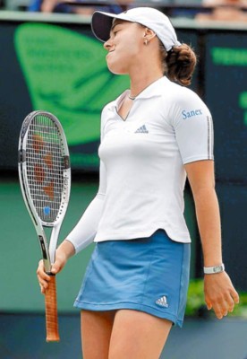 Hingis quedó plantada