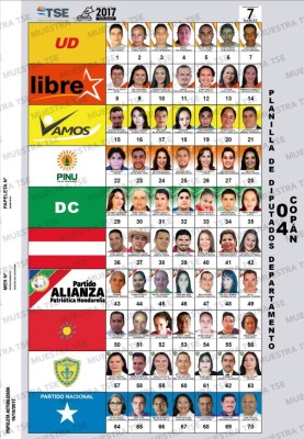 70 personas buscan ser diputados de Copán