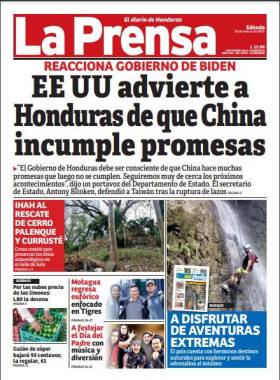 EEUU advierte a Honduras de que China incumple promesas