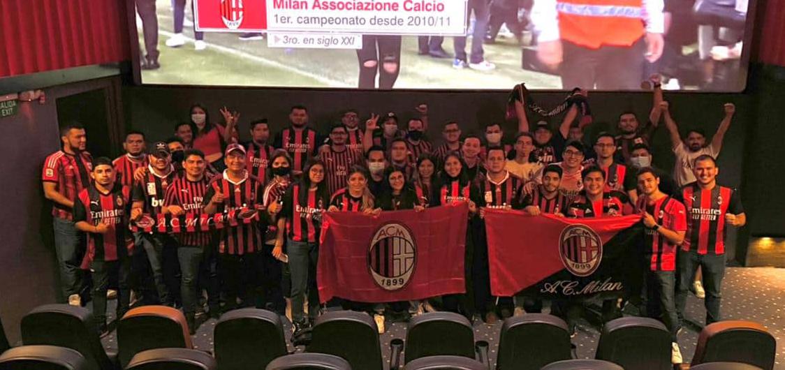 Seguidores del Milan se reunieron en San Pedro Sula y festejaron por todo lo alto la obtención del título del cuadro rossonero.