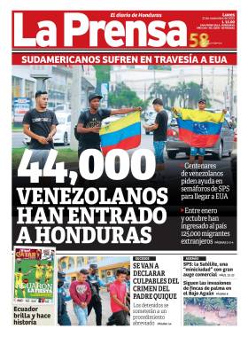 44,000 venezolanos han entrado a Honduras