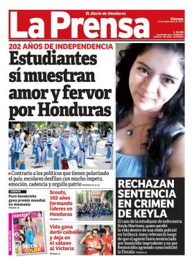 Estudiantes sí muestran amor y fervor por Honduras