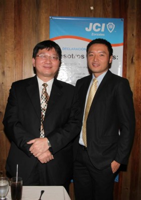 Cámara Júnior Zorzales honra a distinguidos empresarios