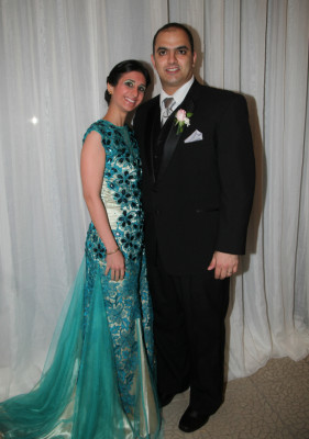 Los novios son bendecidos