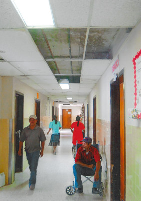 En terrible abandono hospitales de Occidente