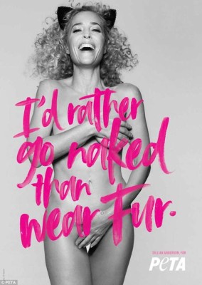 Gillian Anderson se desnuda