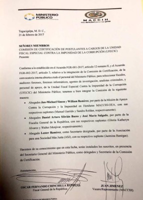 Honduras comienza selección y certificación de fiscales anticorrupción