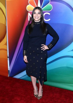 UNIVERSAL CITY, CA - NOVEMBER 18: America Ferrera attends a press junket for NBC's 'Telenovela' and 'Superstore' on November 18, 2015 in Universal City, California. (Photo by JB Lacroix/WireImage)