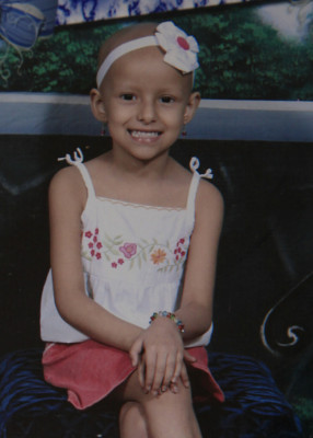 A sus 5 años le está ganando la batalla al cáncer