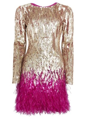 Plumas para lucir en Navidad