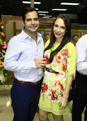 Elegante brindis inaugural