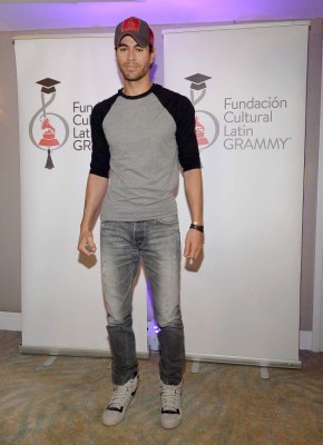 MIAMI BEACH, FL - APRIL 29: Enrique Iglesias attends the Latin GRAMMY Cultural Foundation And Enrique Iglesias Scholarship Presentation at Ritz Carlton South Beach on April 29, 2015 in Miami Beach, Florida. (Photo by Gustavo Caballero/WireImage for LARAS)