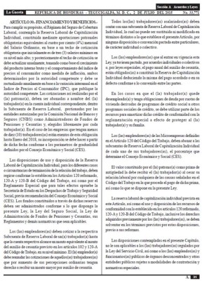 El 50% de prestaciones estarán en cuentas de los trabajadores