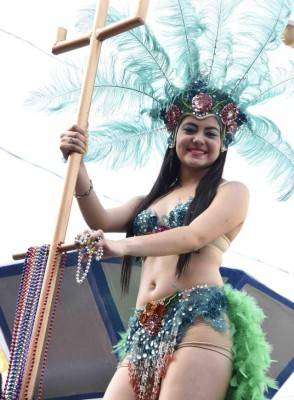 Las chicas que arrancaron suspiros en el carnaval ceibeño
