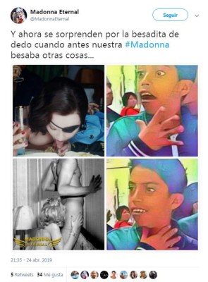 Madonna no solo ha lamido a Maluma