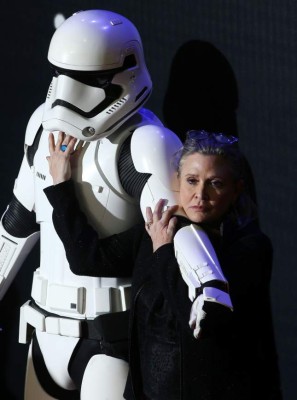 Carrie Fisher versus la princesa Leia