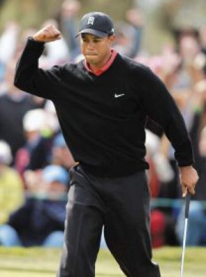 Tiger vuelve a celebrar
