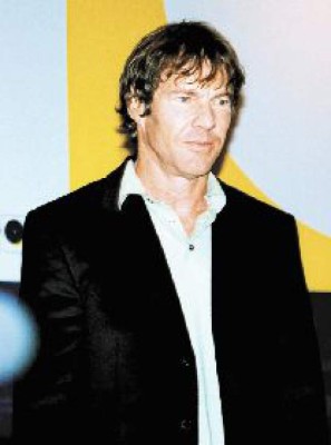Dennis Quaid, de visita en México