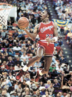 Lágrimas no apagaron el fuego de Michael Jordan