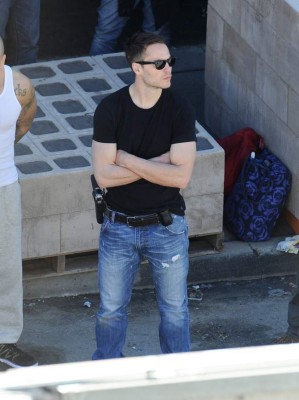 Filming 'True Detectives' in downtown Los AngelesFeaturing: Taylor KitschWhere: Los Angeles, California, United StatesWhen: 09 Feb 2015Credit: Cousart/JFXimages/WENN.com