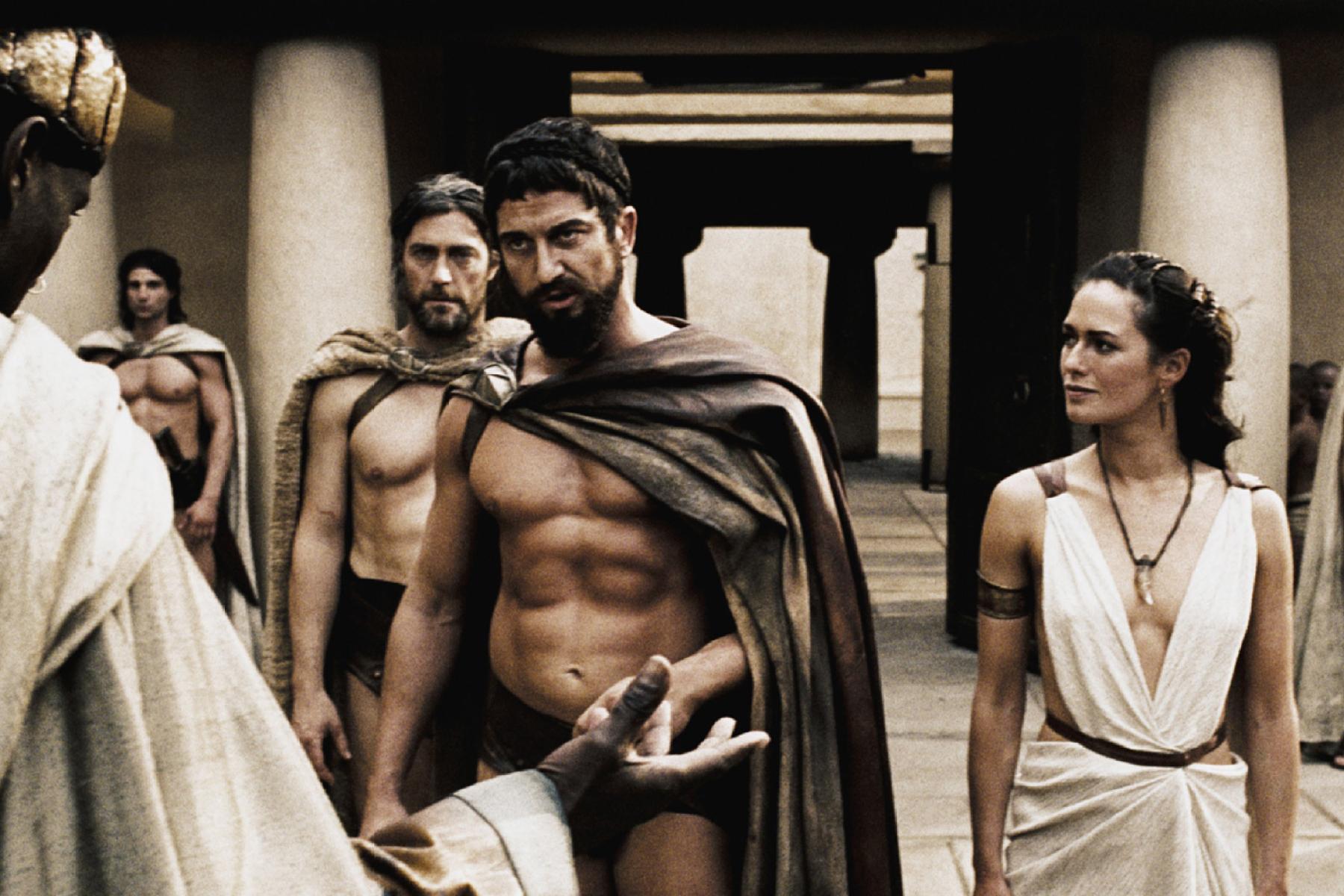 $!Gerard Butler en una escena de “300”.