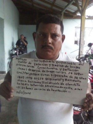 Policía captura a persona con droga en Olanchito