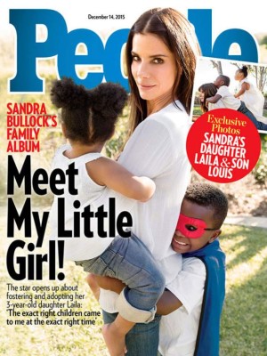 Sandra Bullock presenta a su hija, Laila