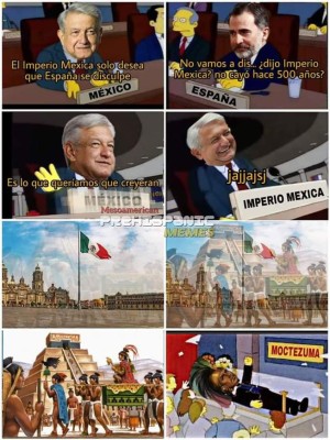 'Guerra de memes' entre México y España por comentario de AMLO