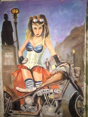 Sampedrano es retratista de turistas en Cancún, México