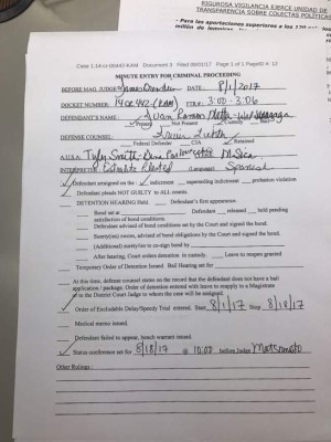 Se confirma entrega de Juan Ramón Matta Waldurraga a la justicia de Estados Unidos