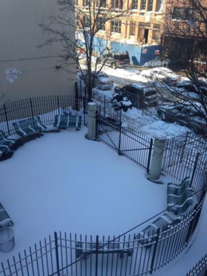 Fotos de hondureños afectados por la tormenta de nieve en EUA