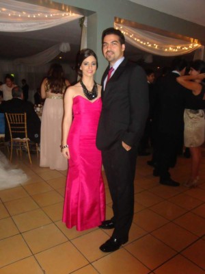 Brindis por el enlace de Xenia Bardales y Sergio Morales