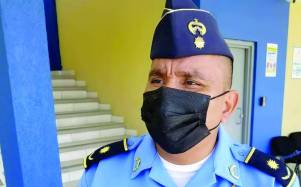 Pablo Lenín Osorto, comisario de Policía.