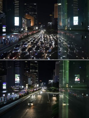 Fotos: La Hora del Planeta deja a oscuras a grandes ciudades